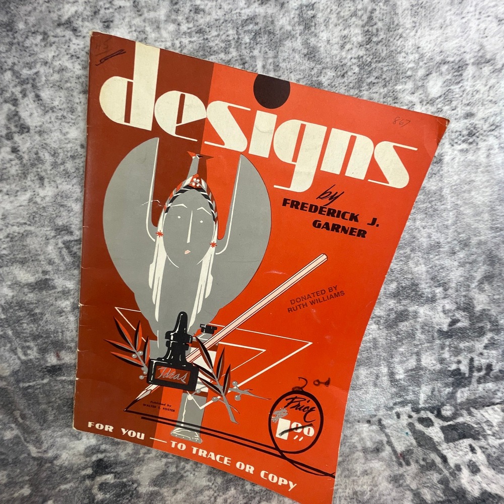 Designs‎ Art Instruction Book Walter Foster Frederick J. Garner